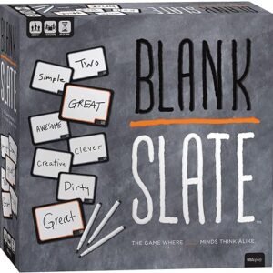 BLANK SLATE, The Game Where Great Minds Think Alike, Fun Family-Friendly Board Game, Word Association Party Game, Easy to Learn, Fun to Play Family Game Night, 3-8 Players, Ages 8+