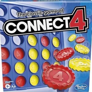 Hasbro Gaming Connect 4 Classic Grid,4 in a Row Game,Strategy Board Games for Kids,2 Player .for Family and Kids,Ages 6 and Up