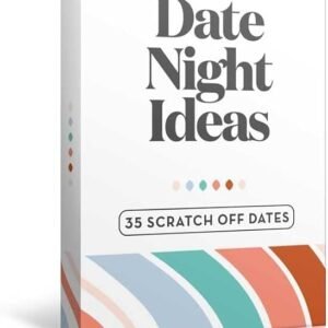 Romantic & Fun Scratch Off Date Night Ideas Card Game, Perfect Couple Gifts for Her or Him, Couple Gifts for Boyfriend, Girlfriend, Wife, Husband, Engagement, Birthday or Anniversaries