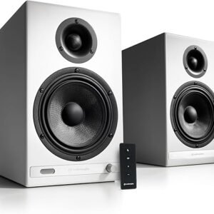 Audioengine HD6 Premium Bookshelf Speakers - Wireless 150W Bluetooth Speakers - Powerful Home Music System - Home Theater Systems, Studio Monitors