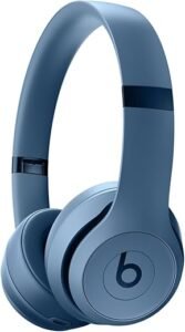 Beats Solo 4 - Wireless Bluetooth On-Ear Headphones, Apple & Android Compatible, Up to 50 Hours of Battery Life - Slate Blue