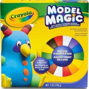 Crayola Model Magic Deluxe Variety Pack (14ct), Kids Air Dry Clay, 7oz, Bulk Modeling Clay Alternative, Easter Craft Supplies, Easter Basket Stuffers
