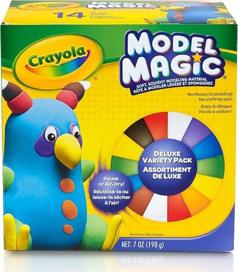 Crayola Model Magic Deluxe Variety Pack (14ct), Kids Air Dry Clay, 7oz, Bulk Modeling Clay Alternative, Easter Craft Supplies, Easter Basket Stuffers