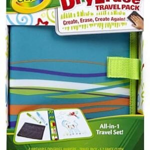 Crayola Washable Dry Erase Travel Pack, Whiteboard for Kids, Ages 4, 5, 6, 7
