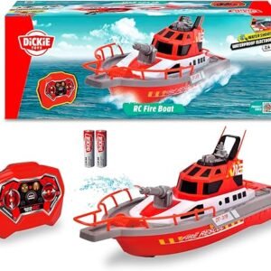 DICKIE TOYS - 15" RC Rescue Boat with Working Water Pump