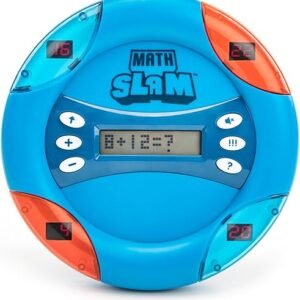 Educational Insights Math Slam Digital Math Game - Educational Games for Kids Ages 5+, Handheld Electronic Math Game for Kids
