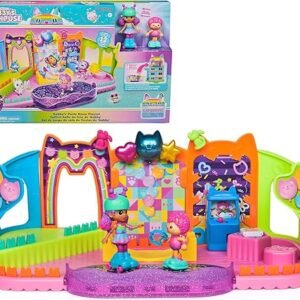 Gabby's Dollhouse, Party Room Playset with Exclusive Toy Figures, Dollhouse Furniture, Accessories & Fidget Play, Kids Toys for Girls and Boys Ages 3+