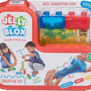 Goliath Jelly Blox Creative Kit | Includes 20 Blocks | Toddler & Preschool Building Blocks Kids Can Squeeze, Stretch, Squish | Safety Tested & Ouch-Free | Tactile, Sensory Play Toy for Ages 2+