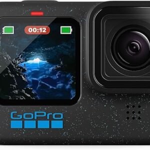 GoPro HERO12 Black - Waterproof Action Camera with 5.3K60 Ultra HD Video, 27MP Photos, HDR, 1/1.9" Image Sensor, Live Streaming, Webcam, Stabilization