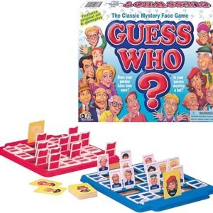 Guess Who? Board Game with Classic Characters by Winning Moves Games USA, Classic Children's Mystery Board Game of Deduction for 2 Players, Ages 6+ (1191)