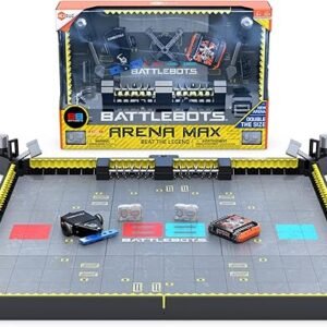 HEXBUG BattleBots Arena MAX, Remote Control Robot Toys for Kids with Over 30 Pieces, STEM Toys for Boys & Girls Ages 8 & Up, Batteries Included