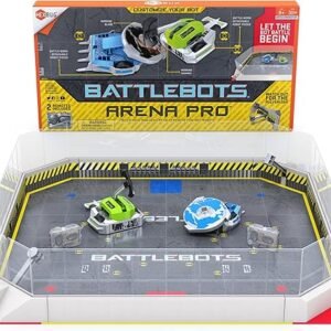 HEXBUG BattleBots Arena Pro, Remote Control Robot Toys for Kids with Over 100 Configurations, STEM Toys for Boys & Girls Ages 8 & Up, Batteries Included