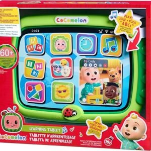 Just Play CoComelon Learning Tablet, 60+ Learning Phrases, Sing-Along to The “The Alphabet Song, Kids Toys for Ages 18 Month