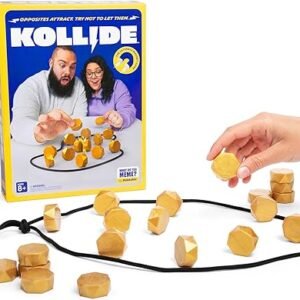 Kollide - The Game of Magnetic Attraction, Magnetic Chess Game, Easter Basket Stuffers, Strategy Board Games for Kids and Adults by Relatable