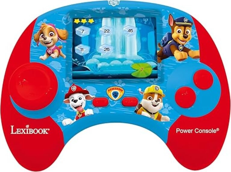 Lexibook, Paw Patrol Power Console - Educational Bilingual Game Console with 100 Activities in English/Spanish, JCG100PAi2