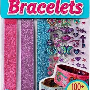 Melissa & Doug Design-Your-Own Bracelets With 100+ Sparkle Gem and Glitter Stickers
