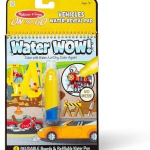 Melissa & Doug On the Go Water Wow! Reusable Water-Reveal Activity Pad - Vehicles - FSC Certified