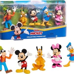 Mickey Mouse Collectible Figure Set, 5 Pack, Kids Toys for Ages 3 Up by Just Play
