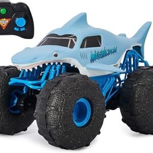Monster Jam, Official Megalodon Storm All-Terrain Remote Control Monster Truck for Boys and Girls, 1:15 Scale, Kids Toys for Ages 4-6+