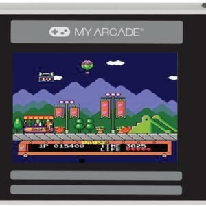 My Arcade Gamer V Classic-Red: Portable Gaming System with 220 Games, 2.5" Color Display, Pocket Size (DGUN-3911),Black