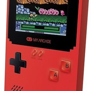 My Arcade Pixel Classic - Handheld Gaming System - 300 Retro Style Games Plus 8 Data East Classics - Lightweight Compact Size - Battery or Micro USB Powered - Full Color Display - Headphone Jack