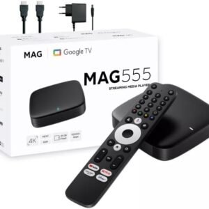 *New* 2025 MAG 555 4K Streaming Media Player with Google TV, 4K HDR at 60 Frames per Second and Dolby Digital™ 8-Channel Sound