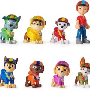 Paw Patrol: Jungle Pups Action Figures Gift Pack, with 8 Collectible Toy Figures, Kids Toys for Boys and Girls Ages 3 and Up
