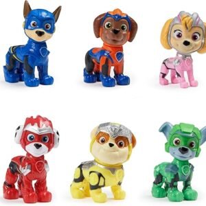 Paw Patrol: The Mighty Movie, Toy Figures Gift Pack, with 6 Collectible Action Figures, Kids Toys for Boys and Girls Ages 3 and up