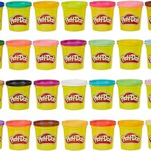 Play-Doh Modeling Compound 36-Pack Case of Colors, Non-Toxic, 3 Oz Cans of Assort. Colors, Back to School Classroom Supplies, Preschool Toys, Ages 2+ (Amazon Exclusive)