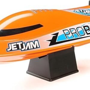 Pro Boat RC Jet Jam V2 12" Self-Righting Pool Racer Brushed RTR Batteries for Transmitter Not Included Orange PRB08031V2T1