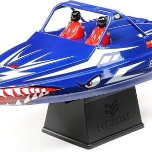 Pro Boat Sprintjet 9" Self-Righting Deep-V Jet Boat Brushed RTR Ready to Run Blue PRB08045T2