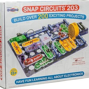 Snap Circuits 203 Electronics Exploration Kit | Over 200 STEM Projects | Full Color Project Manual | 42 Snap Modules | Unlimited Fun