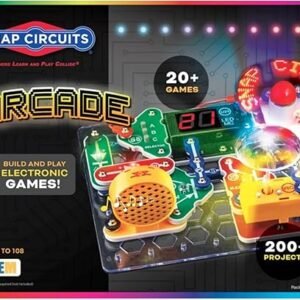 Snap Circuits “Arcade”, Electronics Exploration Kit, Stem Activities for Ages 8+, Full Color Project Manual (SCA-200)