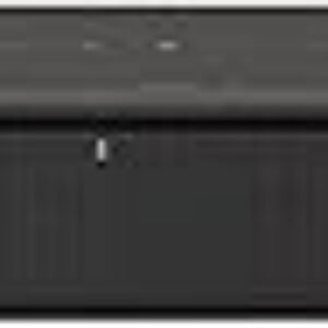 Sony S100F 2.0ch Soundbar with Bass Reflex Speaker, Integrated Tweeter and Bluetooth, (HTS100F), easy setup, compact, home office use with clear sound black