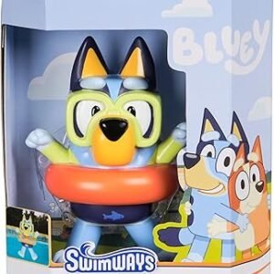 Swimways Bluey Floatin' Figures, Swimming Pool Accessories & Kids Pool Toys, Paw Patrol Party Supplies & Water Toys for Kids Aged 3 & Up