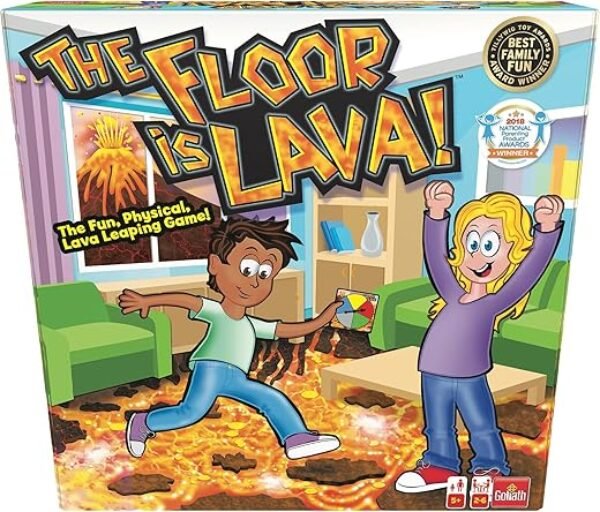 The Original The Floor is Lava! Game by Endless Games - Interactive Game For Kids And Adults - Promotes Physical Activity - Indoor And Outdoor Safe