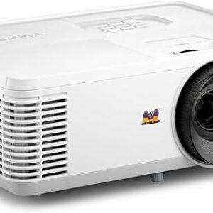 ViewSonic PA503HD 4000 Lumens High Brightness Projector with 1.1x Optical Zoom, USB, and HDMI inputs for Home and Office