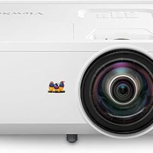 ViewSonic PS502W 4000 Lumens WXGA Short Throw Projector with HDMI and USB Type A Connectivity for Business and Education
