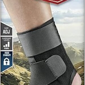 ACE Brand Deluxe Adjustable Ankle Stabilizer, Firm Stabilizing Support for Weak, Sore or Injured Joints, Adjustable Ankle Brace, Breathable, One Size Fits Most