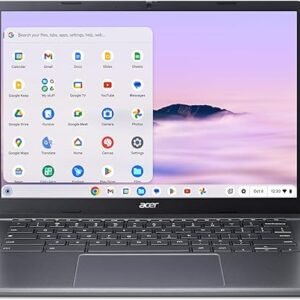 Acer Chromebook Plus 514 Laptop with Google AI – 14" WUXGA 1920 x 1200 IPS Touch Display | AMD Ryzen 3 7320C | 8GB LPDDR5X | 128GB eMMC | Wi-Fi 6E | FHD Camera | Chrome OS | CB514-3HT-R8RB