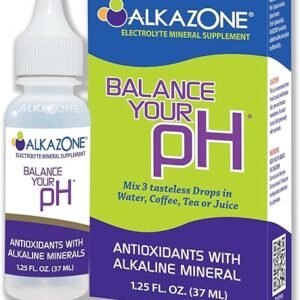 Alkazone Balance Your pH, Antioxidants Alkaline Mineral Drops, Single 1.25 Oz Pack, Portable, Yields 10 Gallons of alkaline, antioxidant Water, Unflavored, pH Balance, Hydration