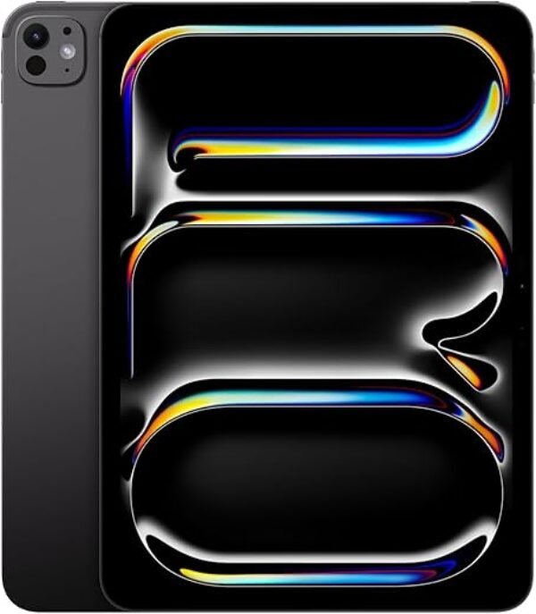 Apple iPad Pro 11-Inch (M4): Built for Apple Intelligence, Ultra Retina XDR Display, 512GB, 12MP Front/Back Camera, LiDAR Scanner, Wi-Fi 6E, Face ID, All-Day Battery Life — Space Black