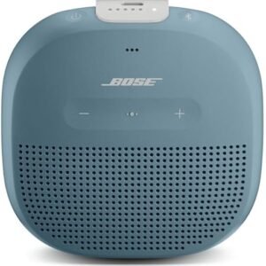 Bose SoundLink Micro Bluetooth Speaker: Small Portable Waterproof Speaker with Microphone, Stone Blue