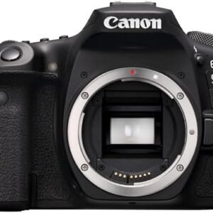Canon DSLR Camera [EOS 90D] with Built-in Wi-Fi, Bluetooth, DIGIC 8 Image Processor, 4K Video, Dual Pixel CMOS AF, and 3.0 Inch Vari-Angle Touch LCD Screen, [Body Only], Black