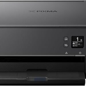 Canon PIXMA TS6420a All-in-One Wireless Inkjet Printer [Print,Copy,Scan], Black, Works with Alexa
