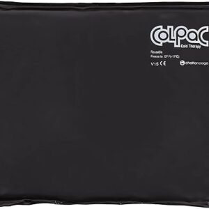 Chattanooga ColPac - Reusable Gel Ice Pack - Black Polyurethane - Standard - 10 in x 13.5 in - Cold Therapy - Knee, Arm, Elbow, Shoulder, Back - Aches, Swelling, Bruises, Sprains, Inflammation