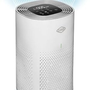 Clorox Air Purifiers for Home, True HEPA Filter, Medium Rooms Up to 1,000 Sq Ft, Removes 99.9% of Mold, Viruses, Wildfire Smoke, Allergens, Pet Allergies, Dust, AUTO Mode, Whisper Quiet