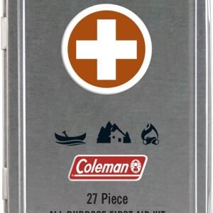 Coleman All Purpose Mini First Aid Kit - Compact & Affordable Emergency Preparedness with First Aid Assortment - 27 Pieces – Travel Friendly
