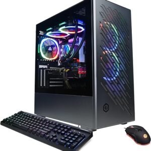 CyberPowerPC Gamer Xtreme VR Gaming PC, Intel Core i7-14700F 2.1GHz, GeForce RTX 4060 8GB, 16GB DDR5, 2TB PCIe Gen4 SSD, WiFi Ready & Windows 11 Home (GXiVR8820A3)