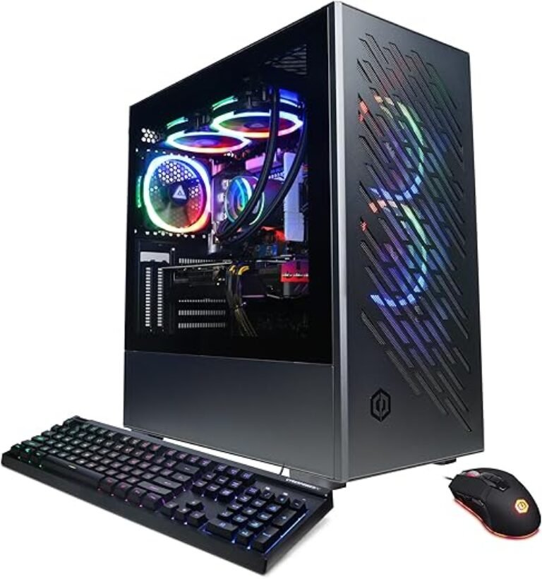 CyberPowerPC Gamer Xtreme VR Gaming PC, Intel Core i7-14700F 2.1GHz, GeForce RTX 4060 8GB, 16GB DDR5, 2TB PCIe Gen4 SSD, WiFi Ready & Windows 11 Home (GXiVR8820A3)